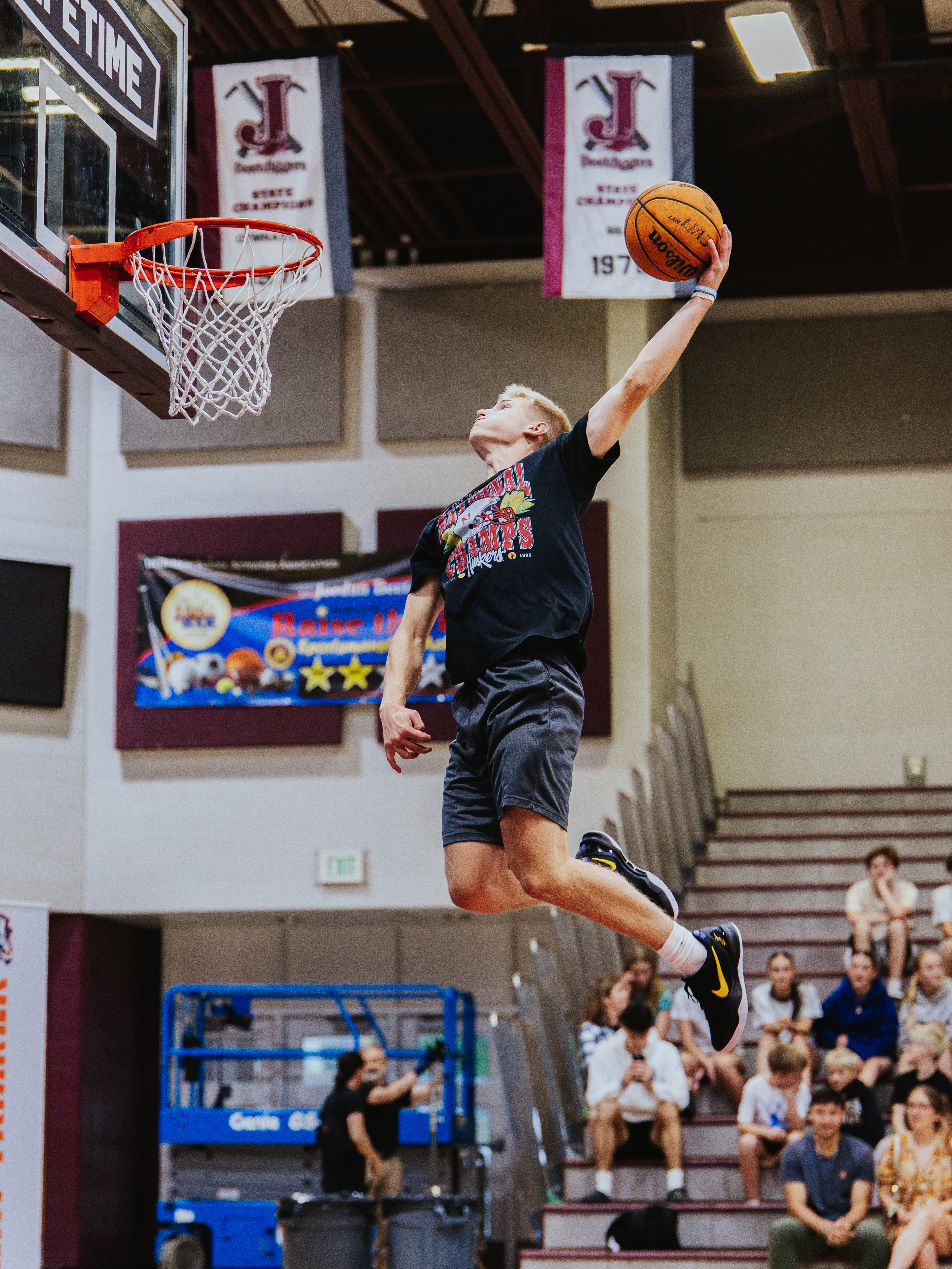 Hoopin Nate Took a Million Jumps Before SportsCenter Ever Noticed 2 Nathaniel Hoopin Nate Kenney dunking on a full 10-foot rim